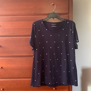 Talbots Navy Star T- Shirt